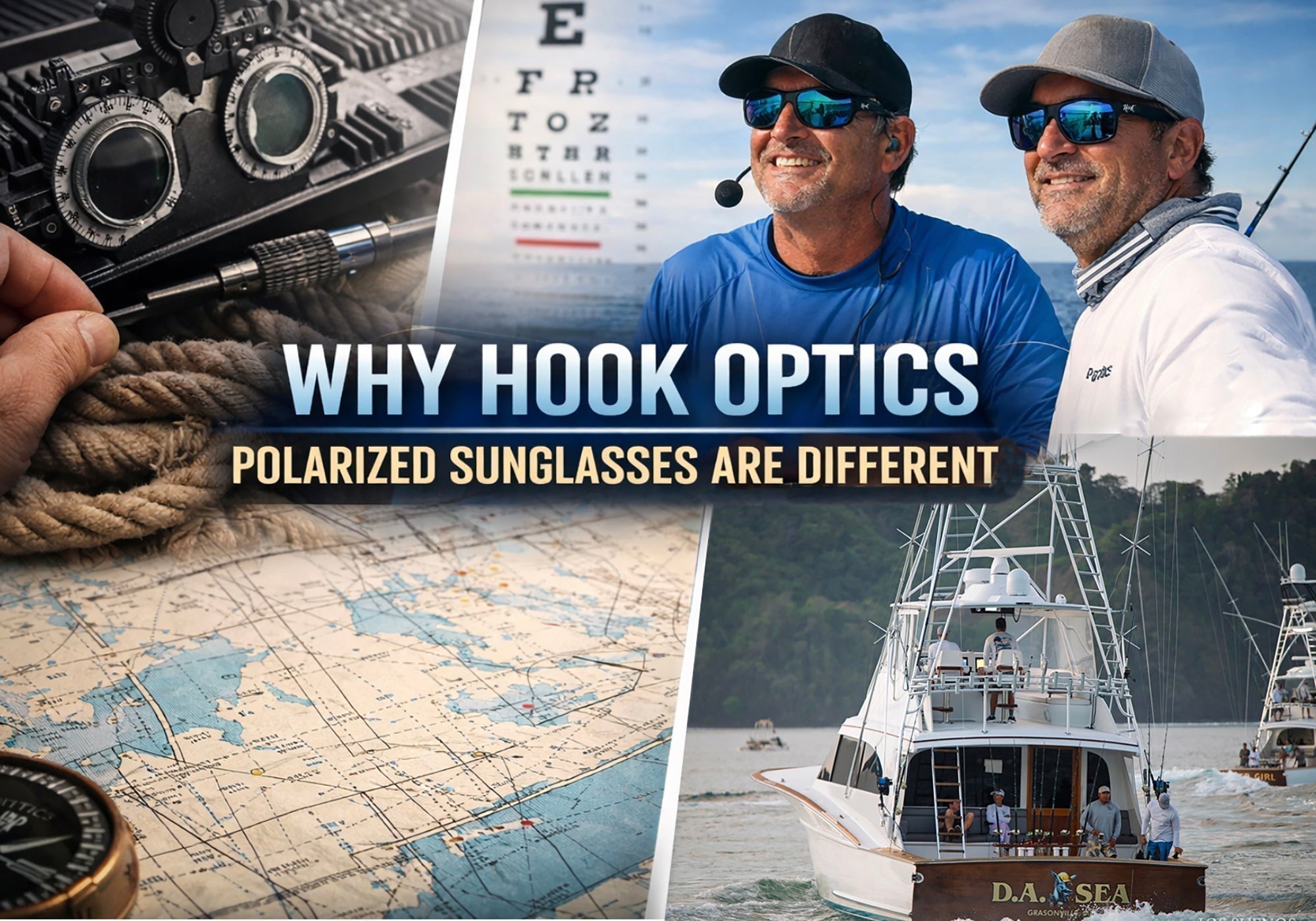 Hook Optics. Built by Opticians. Designed for the Water. - Hook sunglasses