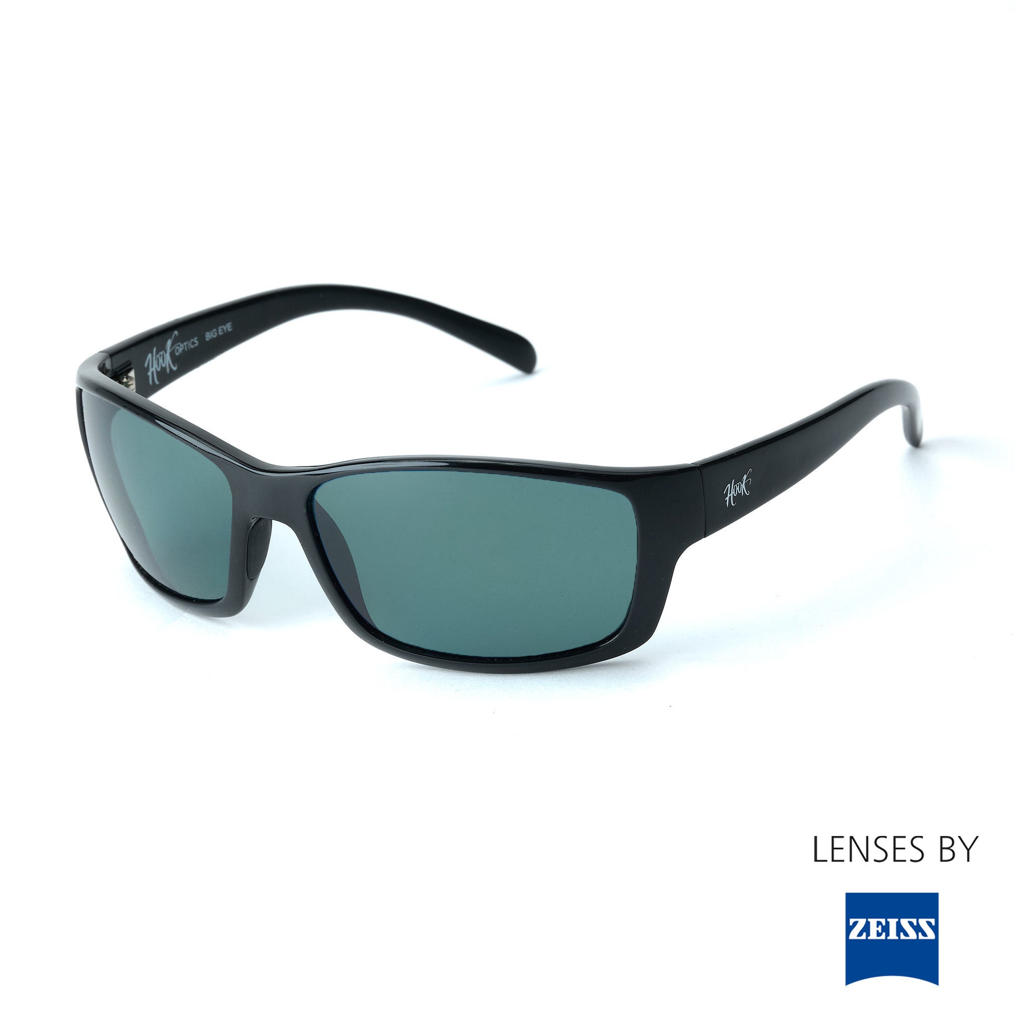 Strong fit, strong style—Big Eye polarized sunglasses give bigger faces total clarity. Hook optics best sunglasses