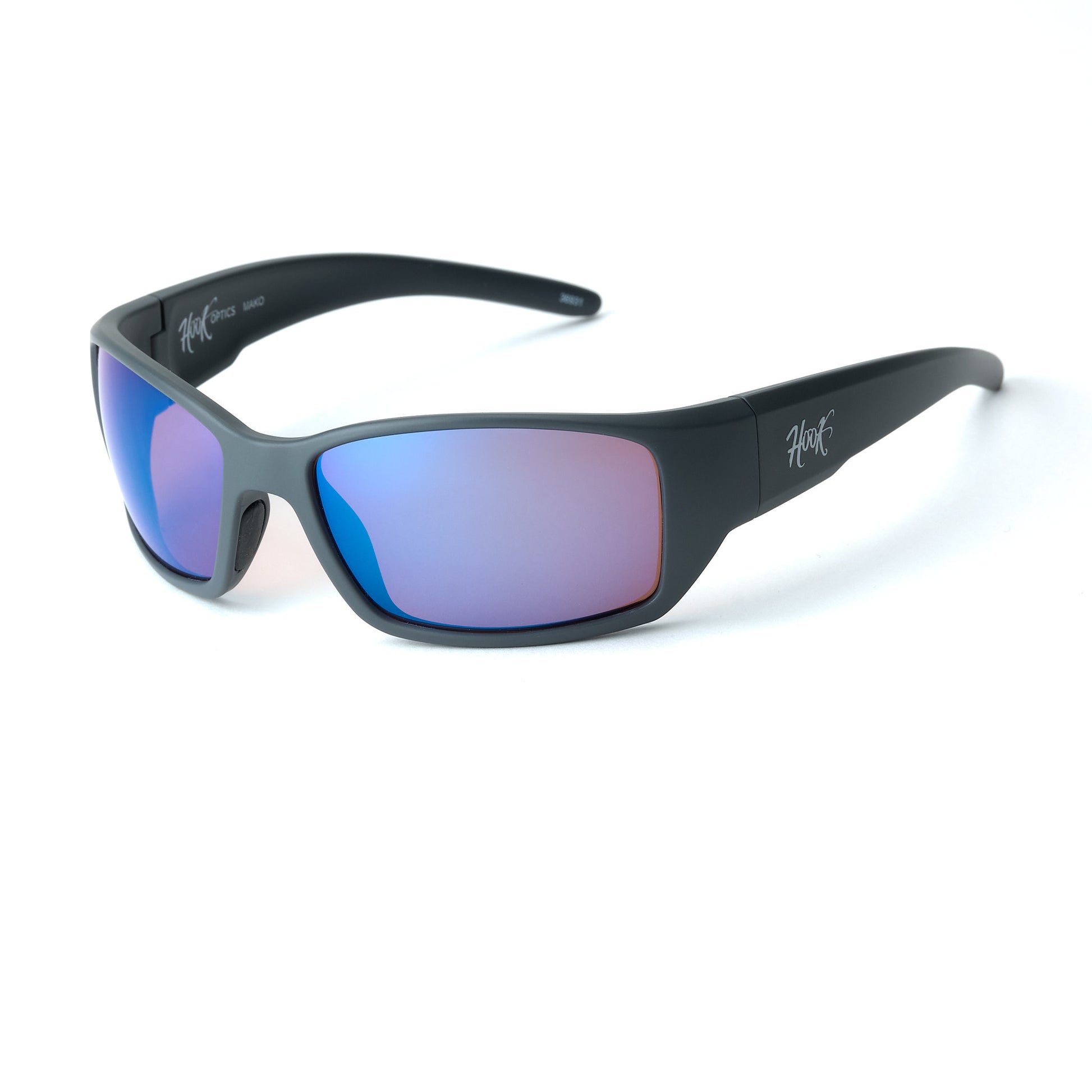 Hook Optics Mako sunglasses delivering crisp visibility for watermen.